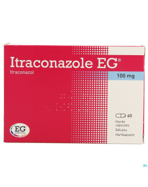 Itraconazole eg 100 mg caps  60