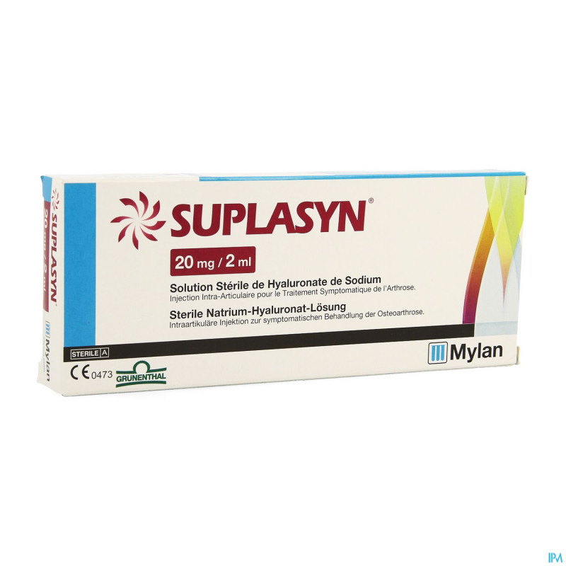 Suplasyn seringue sol inj.intra articul.ster 1x2ml