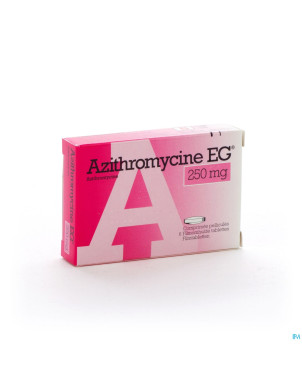 Azithromycine 250 mg eg comp pell  6x250 mg
