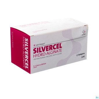 Silvercel pans hydro algin.   2,5x30,5cm  5 cad230