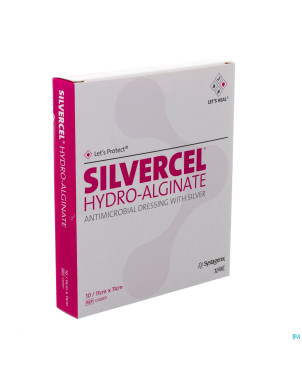 Silvercel pans hydro algin.  11,0x11,0cm 10 cad011