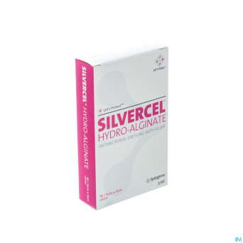 Silvercel pans hydro algin.   5,0x 5,0cm 10 cad050