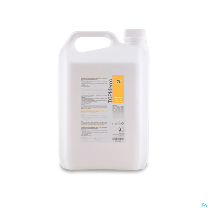 Topiderm lotion massage hypoallergenic    5l