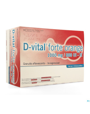 D-vital forte orange 1000mg/880ui sach 90