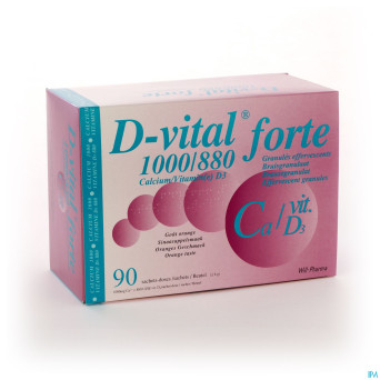 D-vital forte orange 1000mg/880ui sach 90