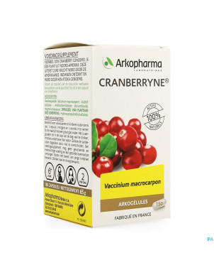 Arkogelules cranberryne    caps 150