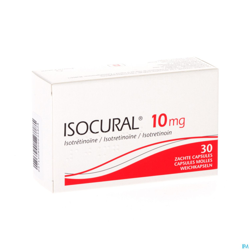 Isocural 10mg pierre fabre dermato caps 30 x 10 mg