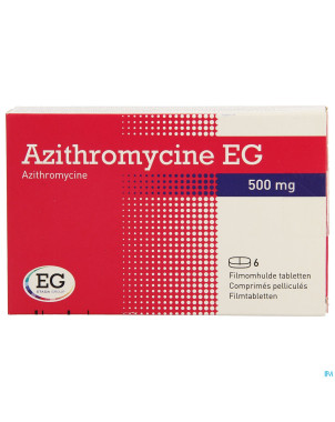 Azithromycine 500 mg eg comp pell  6x500 mg