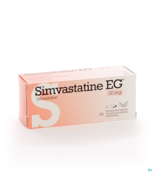 Simvastatine eg 20mg comp pell 84 cfr 3562345