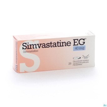 Simvastatine eg 40mg comp pell  28 cfr 3562352