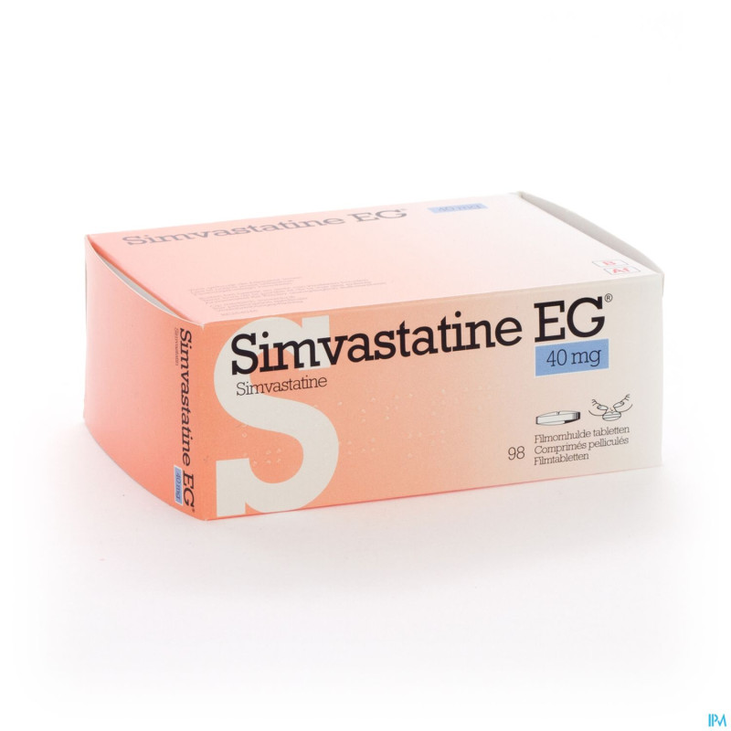 Simvastatine eg 40mg comp pell  98 cfr 3562360