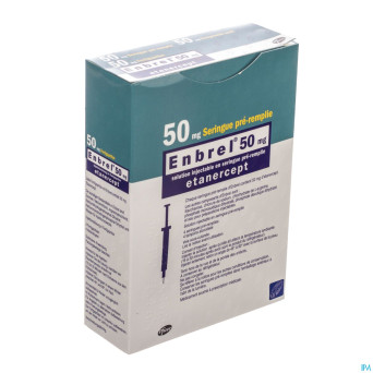 Enbrel 50mg sol inj seringue preremplie 4 x 1ml