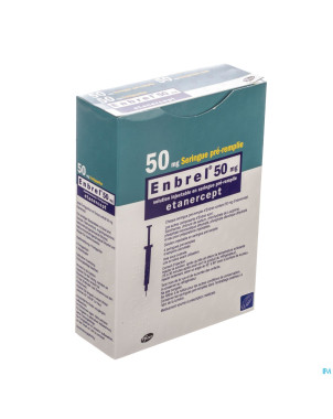 Enbrel 50mg sol inj seringue preremplie 4 x 1ml