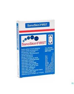 Sanoskin first pansement gel oval n/st 5
