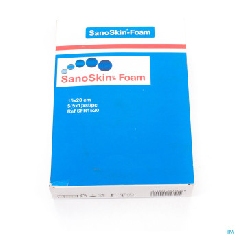 Sanoskin foam pans mousse steril 15x20cm 5
