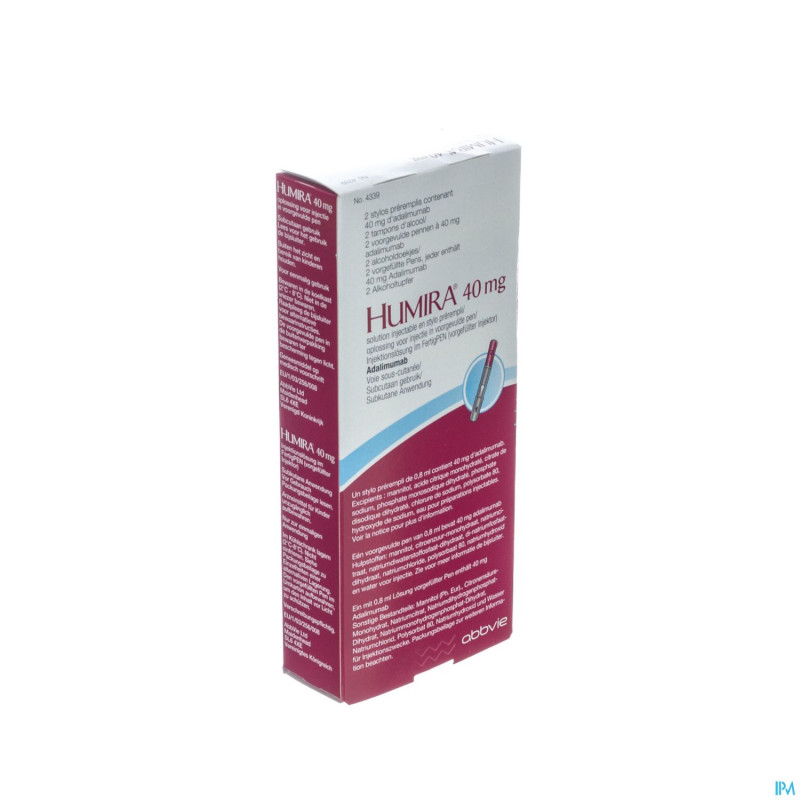 Humira 40mg/0,8ml sol inj stylo prerempli 2