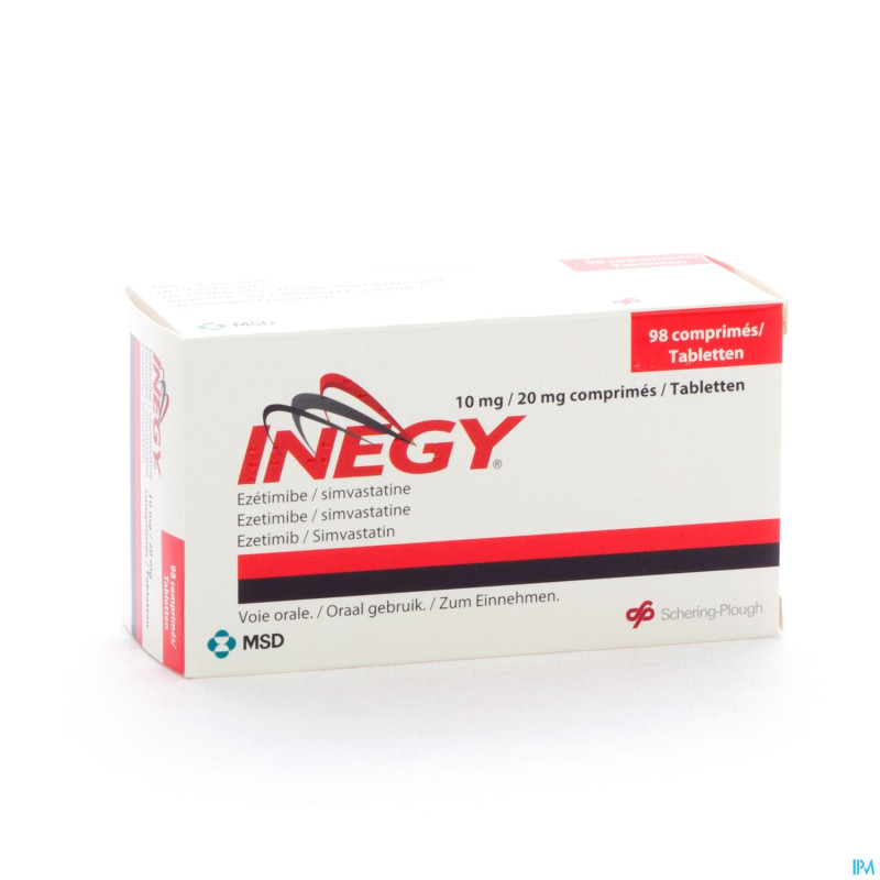 Inegy 10/20 mg comp 98
