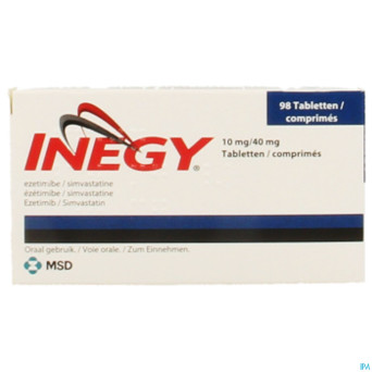 Inegy 10/40 mg comp 98