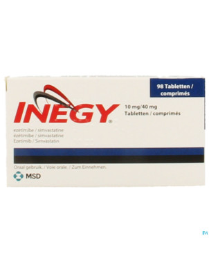 Inegy 10/40 mg comp 98