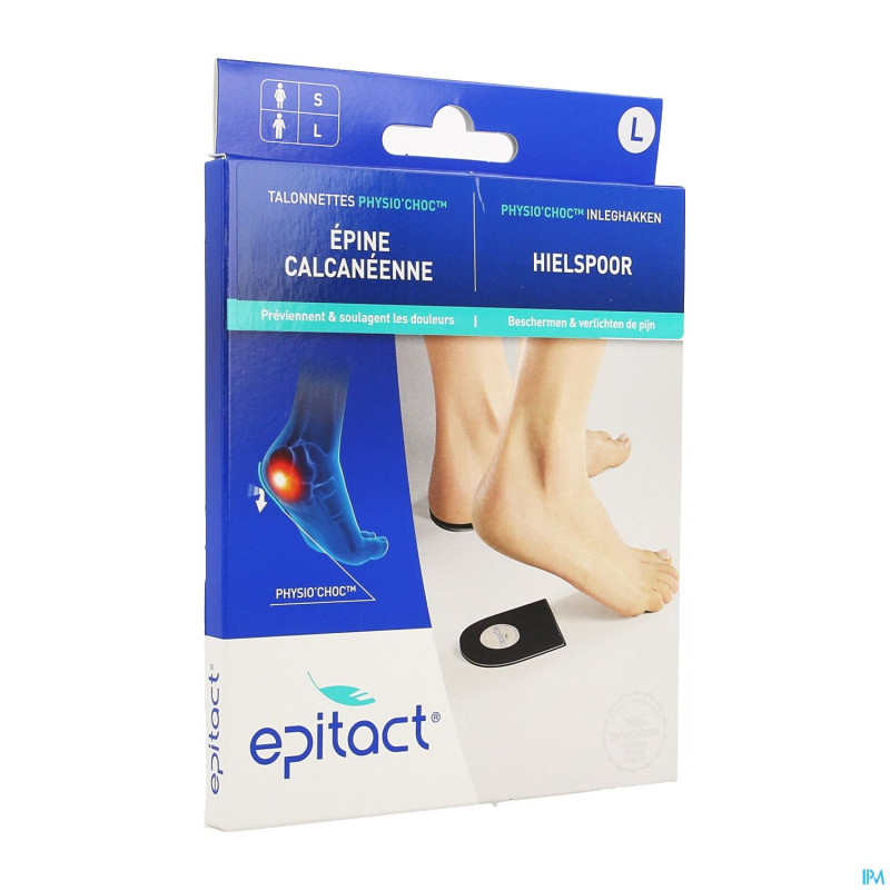 Epitact talonette physio choc homme   1 paire 0662