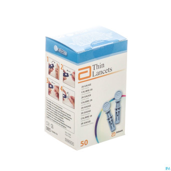 Precision thin lancets 28g steril    50 7084801