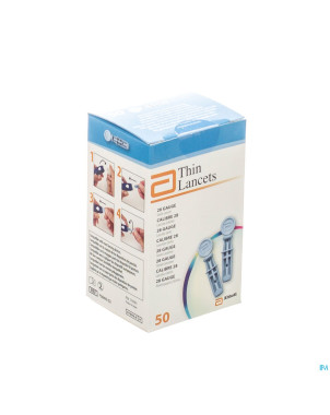 Precision thin lancets 28g steril    50 7084801