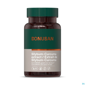 Silybum curcuma extrait    caps 60 bonusan