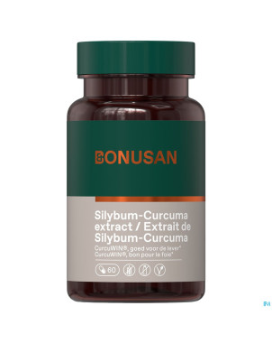 Silybum curcuma extrait    caps 60 bonusan