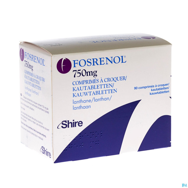 Fosrenol  750 mg comp 90 x  750 mg