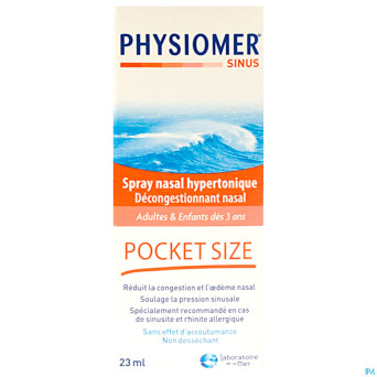 Physiomer sinus pocket spray nas. 23ml