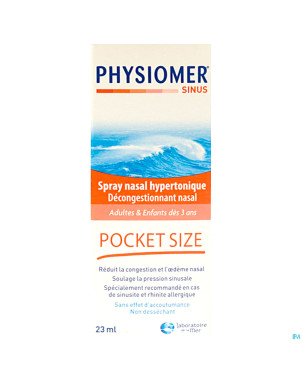 Physiomer sinus pocket spray nas. 23ml
