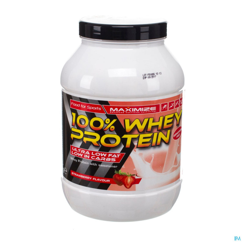 Whey protein 100% fraise    750g