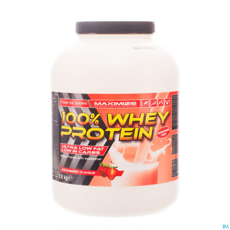 Whey protein 100% fraise    1,8kg