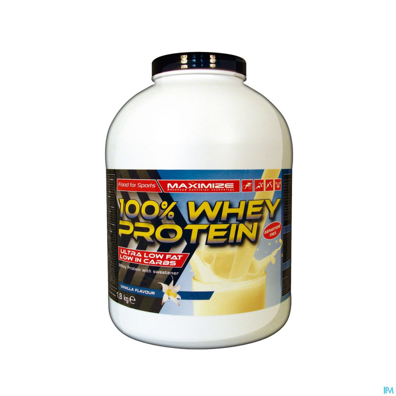 Whey protein 100% vanille    1,8kg