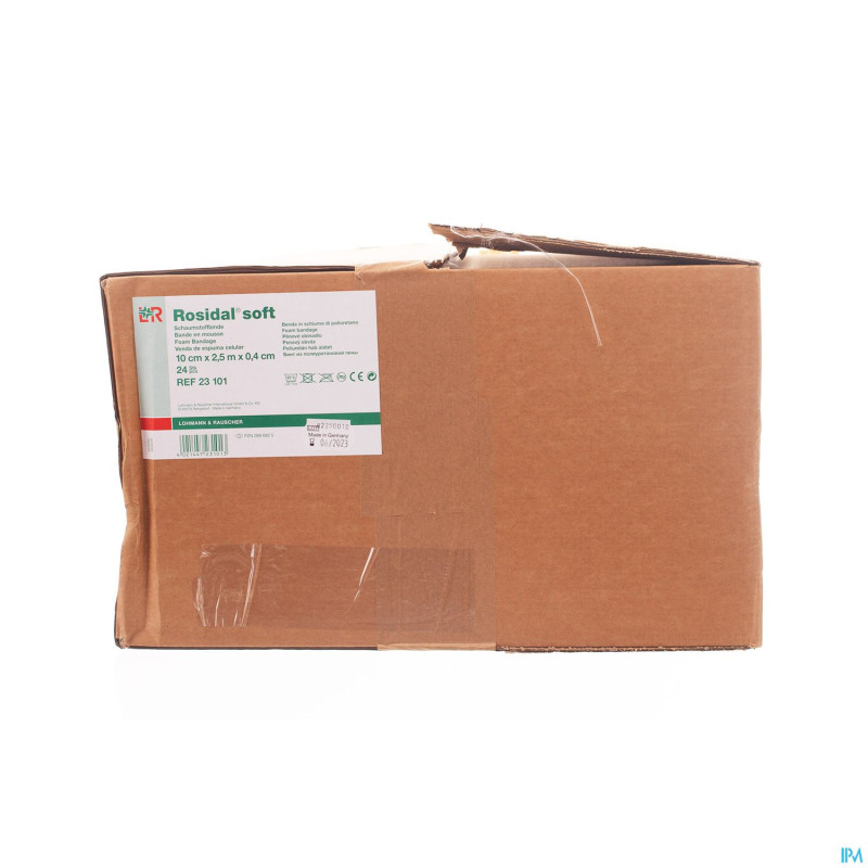 Rosidal soft bande mousse 10x0,4cmx2,5m   24 23101