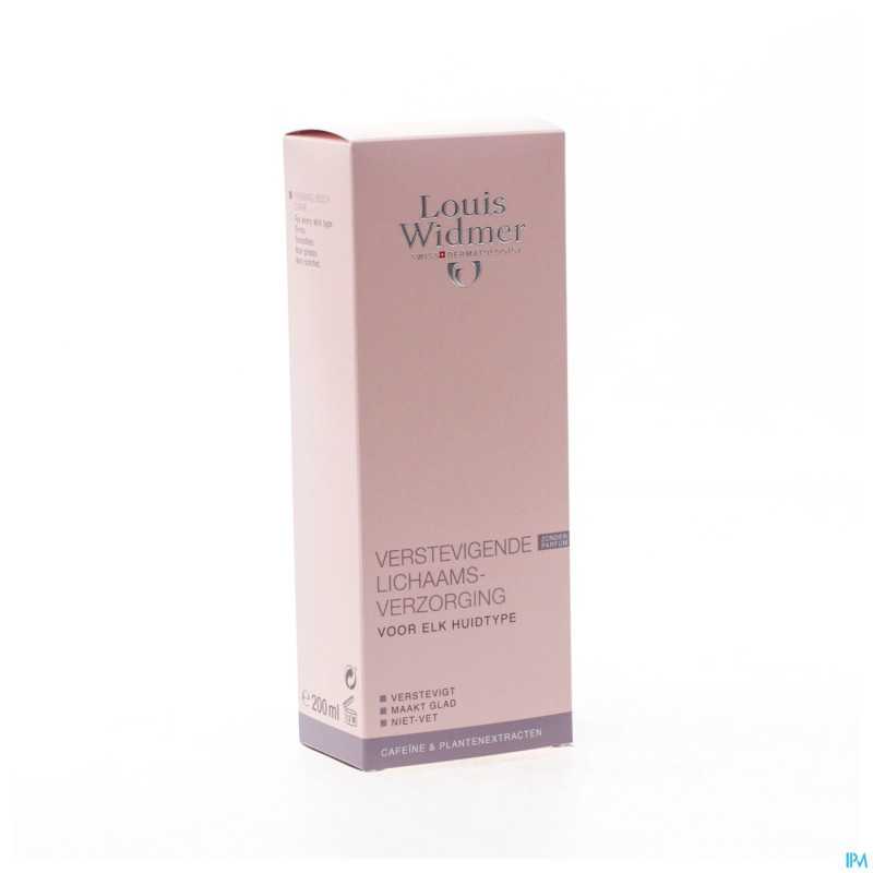 Widmer soin corps raffermissant n/parf  tube 200ml