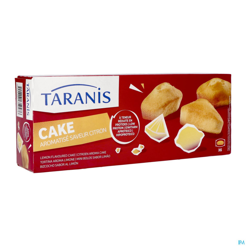 Taranis mini cake citron 6x40g