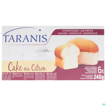 Taranis mini cake citron 6x40g