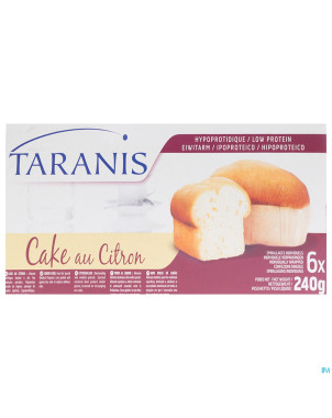 Taranis mini cake citron 6x40g