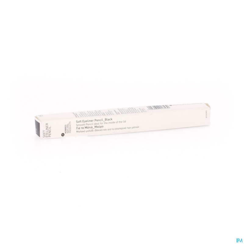 Korres km soft eyeliner n1 black    1,13g