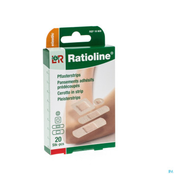 Ratioline pansement elast adh predecoupe  20 19909