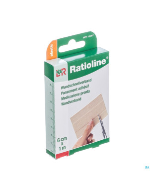 Ratioline pansement elast adh    6x10cm 10 19907