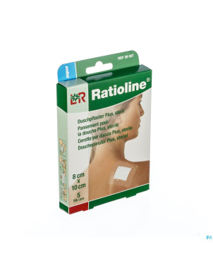 Ratioline aqua pans douche ster    8x10cm  5 26927