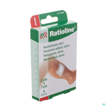 Ratioline acute pans adh ster    5x 7cm  5 19894