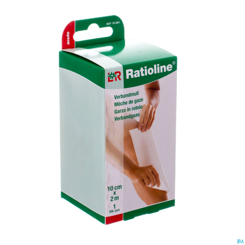 Ratioline acute meche gaze    10cmx2m  1 19891