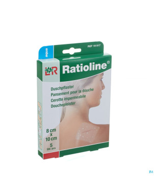 Ratioline aqua pans douche n/st    8x10cm  5 19917