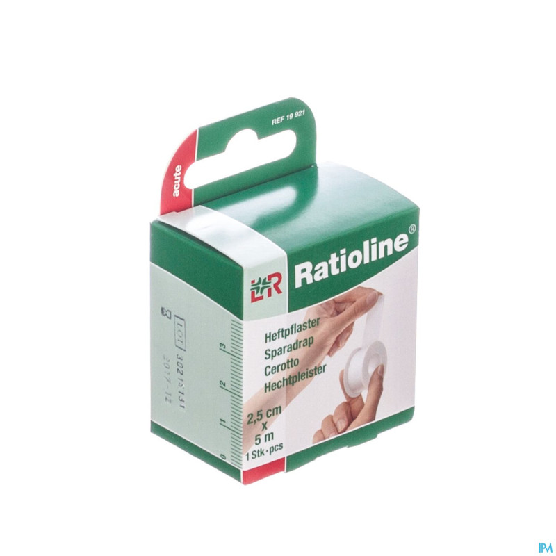 Ratioline acute sparadrap rouleau 2,5cmx5m 1 19921