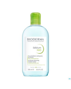 Bioderma sebium h2o solution micellaire pg   500ml