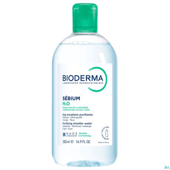 Bioderma sebium h2o solution micellaire pg   500ml