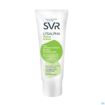Lysalpha active creme peau acne  tube 40ml